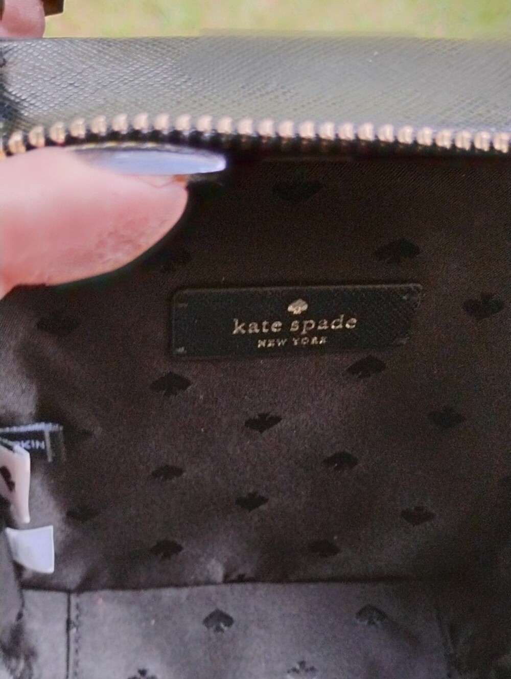 kate spade Daisy Black & White Leopard Trim Cat Crossbody Bag - Picture 10 of 12